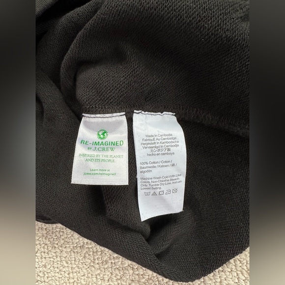 J Crew University Long Terry Half Zip Tunic - Picture 6 of 7